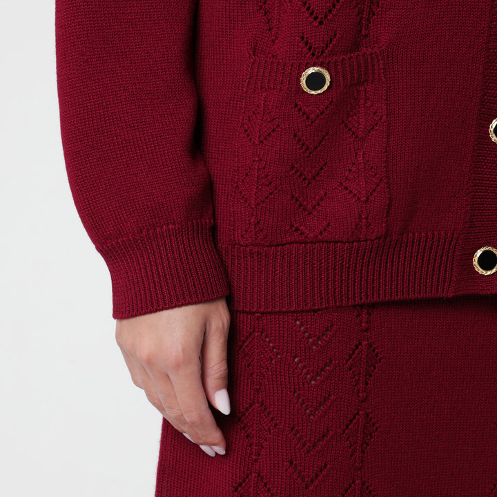 Alessandra Rich Shirts & Tops - Burgundy | b50ffa7ad75d9b32c04db3278f65c574131d9ea6