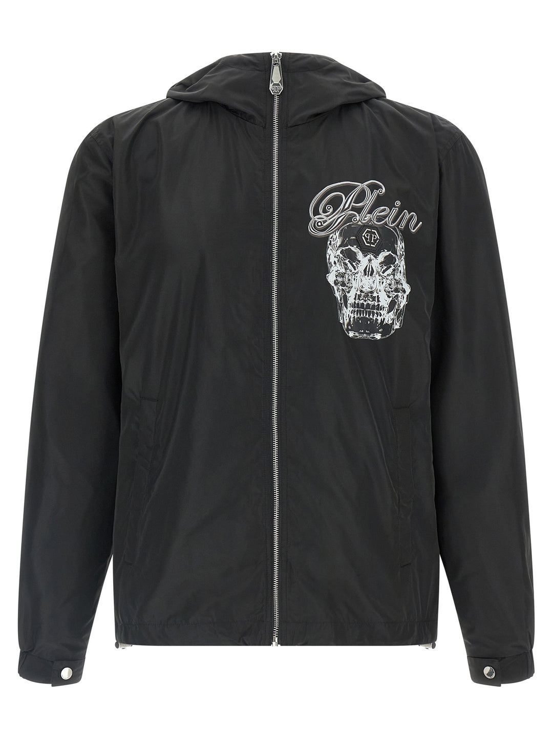 Philipp Plein Glass Skull Puffer Jackets - Black | 50c7406f70434ed4702bb547802115fbc1966b52