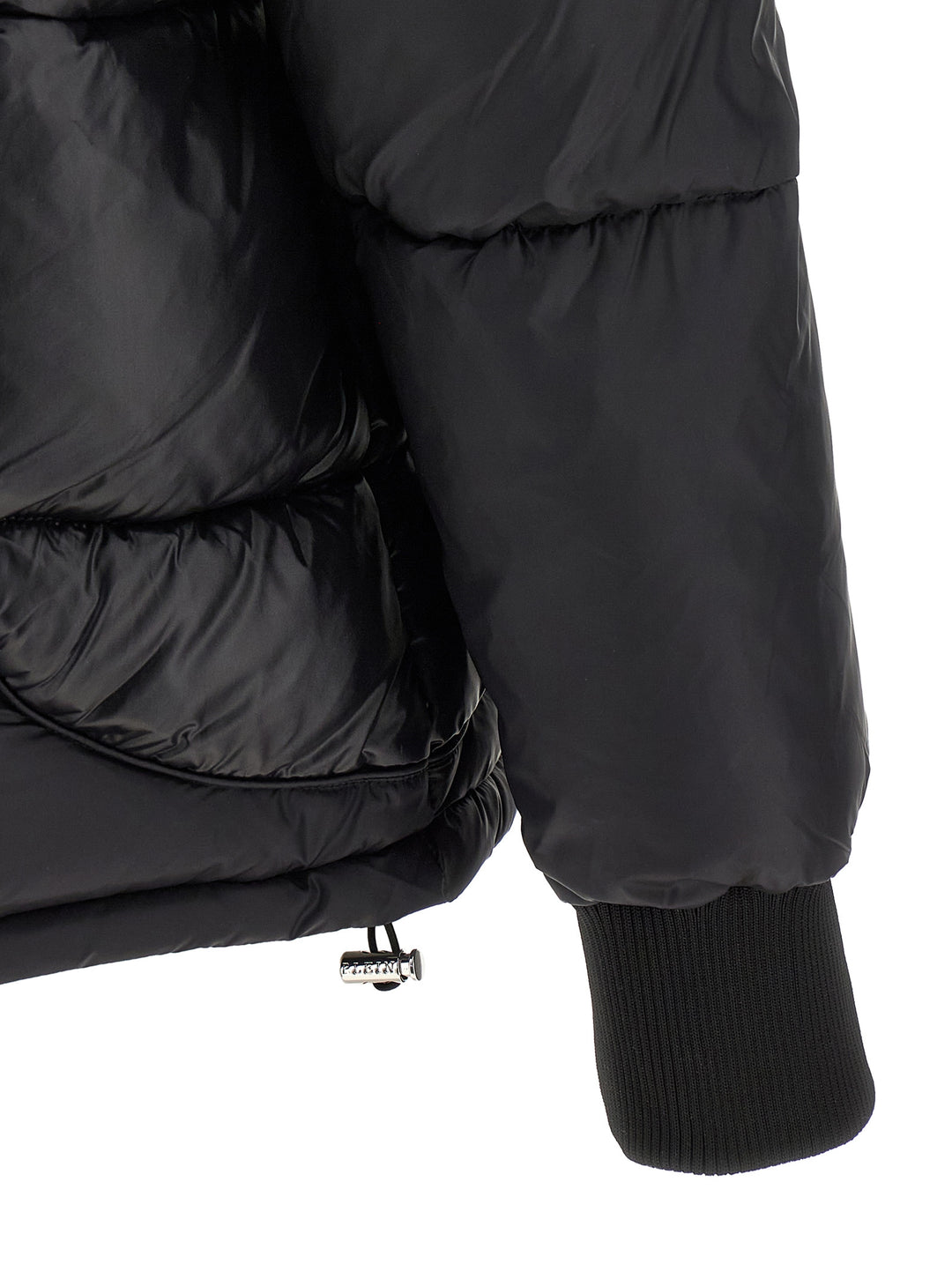 Philipp Plein Logo Patch Down Jacket Puffer Jackets - Black | 61536a250af61a2c5bfab7e2e74a4b2491904cb5
