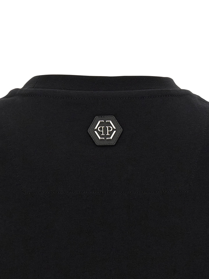 Philipp Plein Skull Strass T-shirt - Black | f709c983d38a32c056d84d52b70554aae6a34841