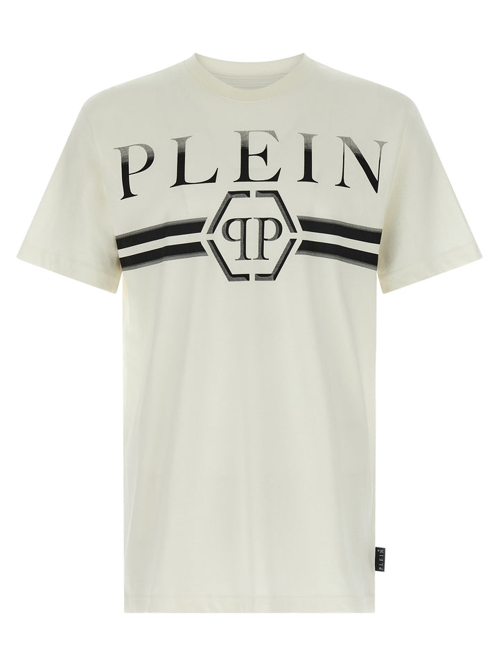 Philipp Plein Stripes T-shirt - White | 80b0f4cfb4ae017aca84aebd19989a8bd5e07013