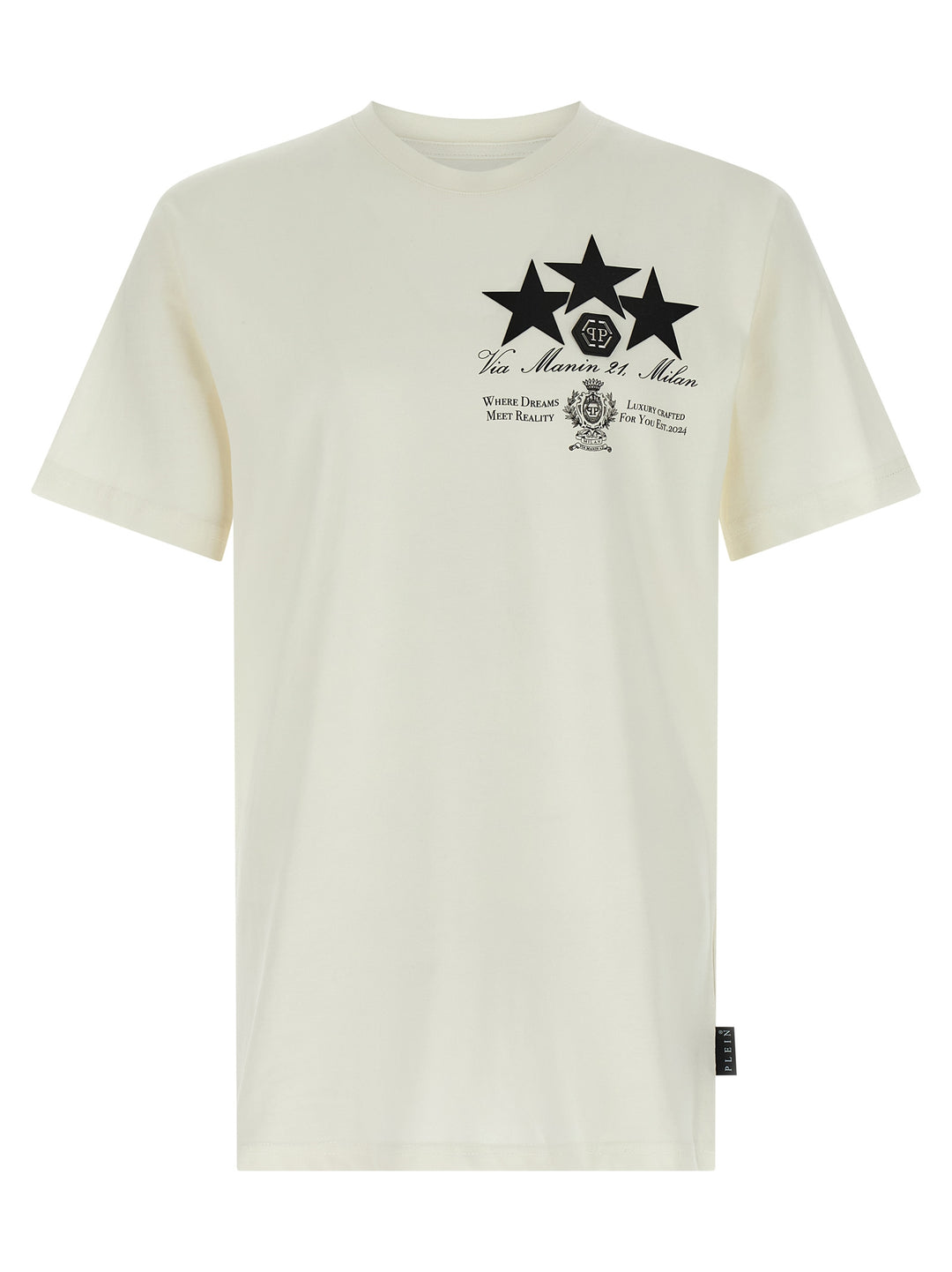 Philipp Plein Print Patch T-shirt - White | 25b0e7d42269d886c0847133ed65c7d2bf0423a7