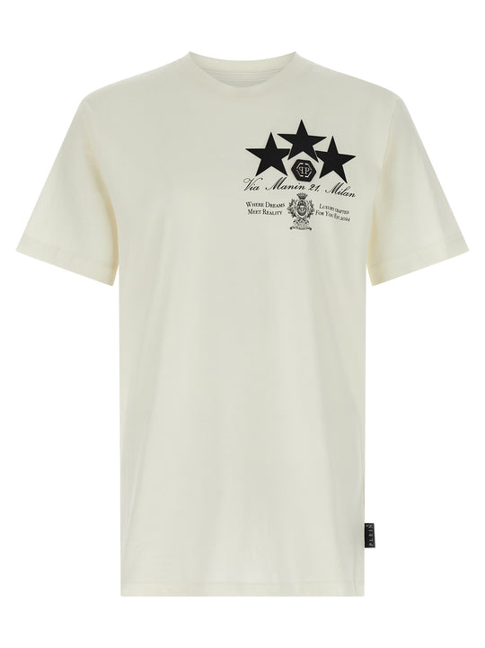 Print Patch T-Shirt White