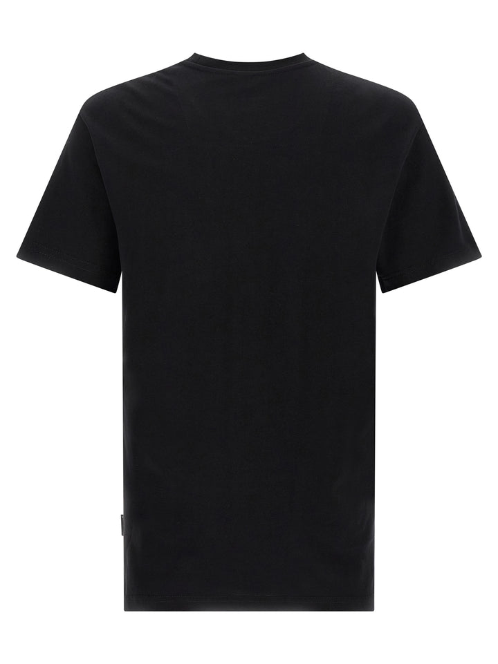 Philipp Plein Print And Patch T-shirt - Black | 3d98d7127073b6cc8a2fd2e1126ccd29ac2eb97b