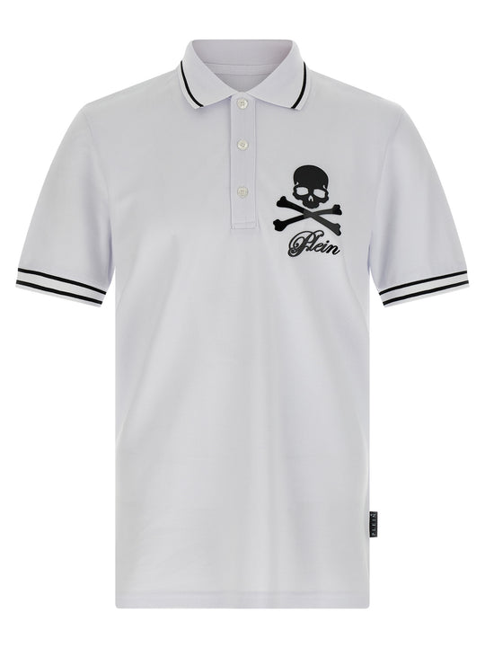Skull & Bones Polo White/Black