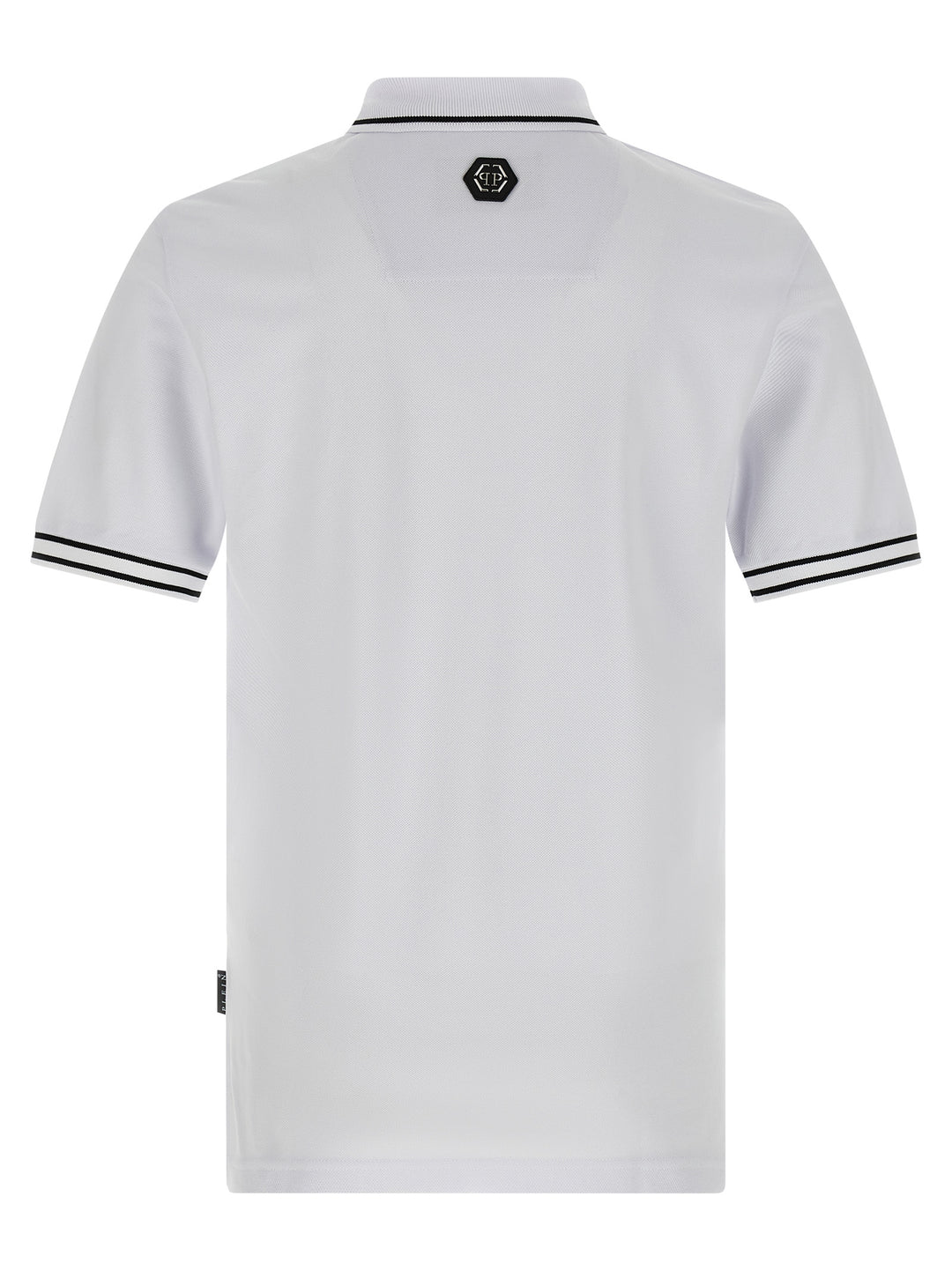 Philipp Plein Skull & Bones Polo - White/Black | 2ac54cb9ed8d2a99c852c980f1965c4a428695a8