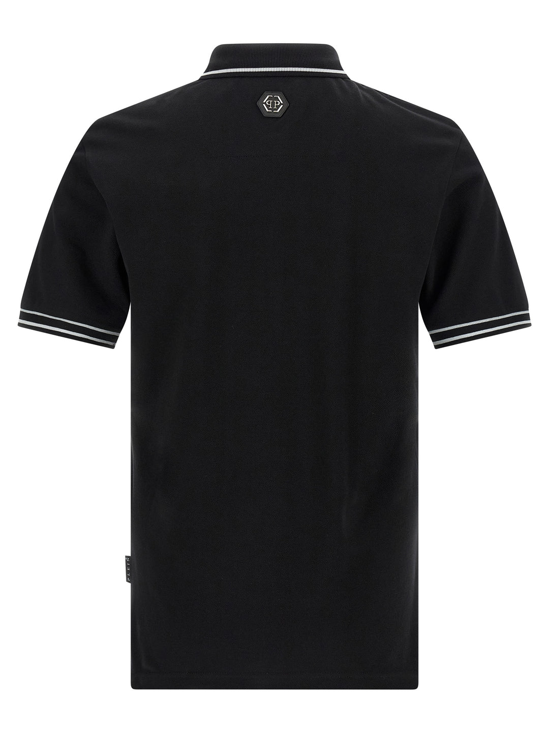 Philipp Plein Skull & Bones Polo - Black | 7737c30725aaa87267ebf9c8848c72649581f55c