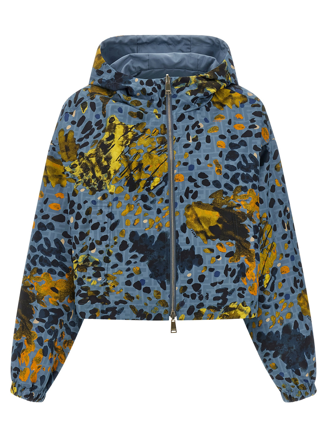 Fendi Reversible Windbreaker Puffer Jackets - Blue | 2a8c6049220c15786618624fcb2b0f3b46d0f8af