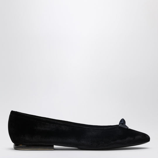 Primula Ballet Flats In Black Velvet