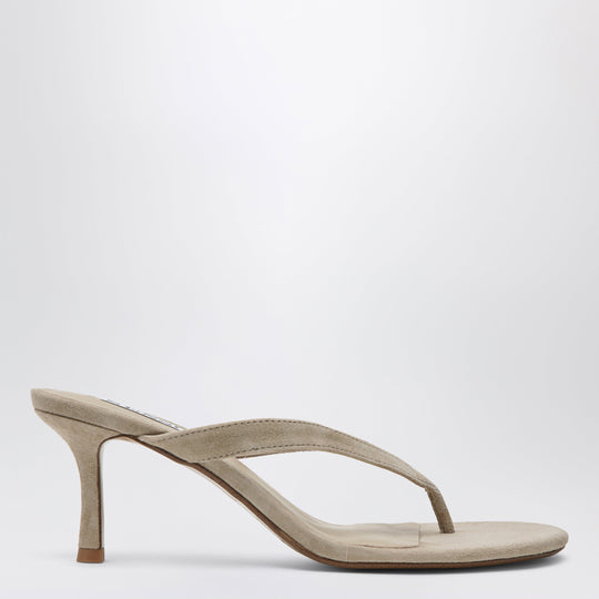 Farah Suede Slides In Sand Color