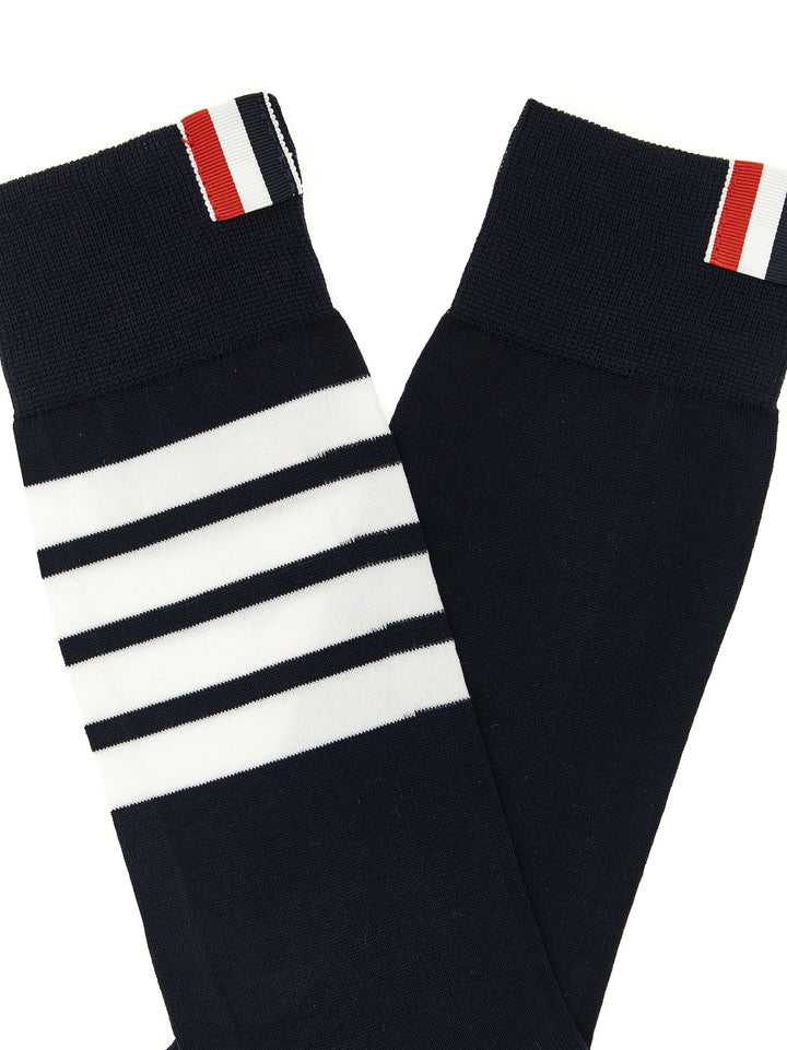 Thom Browne 4 Bar Socks - Blue | a05edc763939e712036e4f5dcbae36d68ae95edd