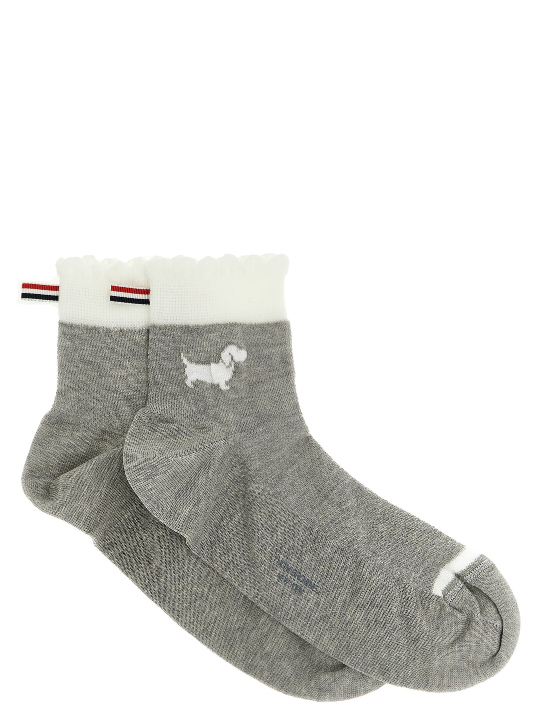 Thom Browne Hector Socks - Gray | 5c95fa3eeb6c8d3e404f6711d143e4e6e4fdaf48