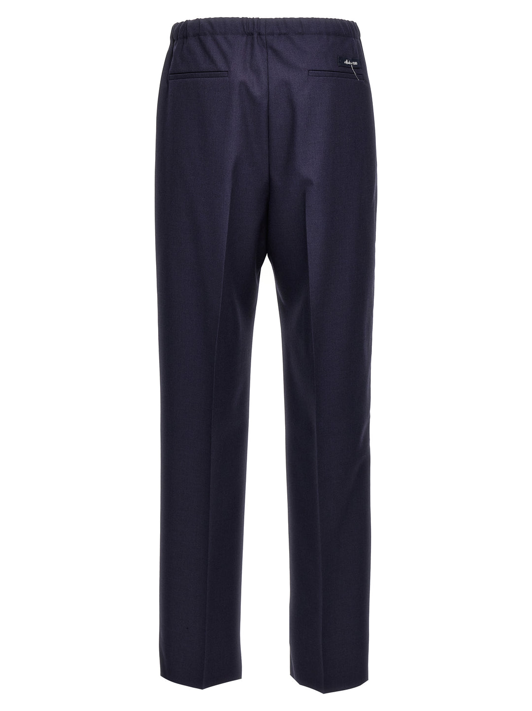 Wool Trousers Pants Blue