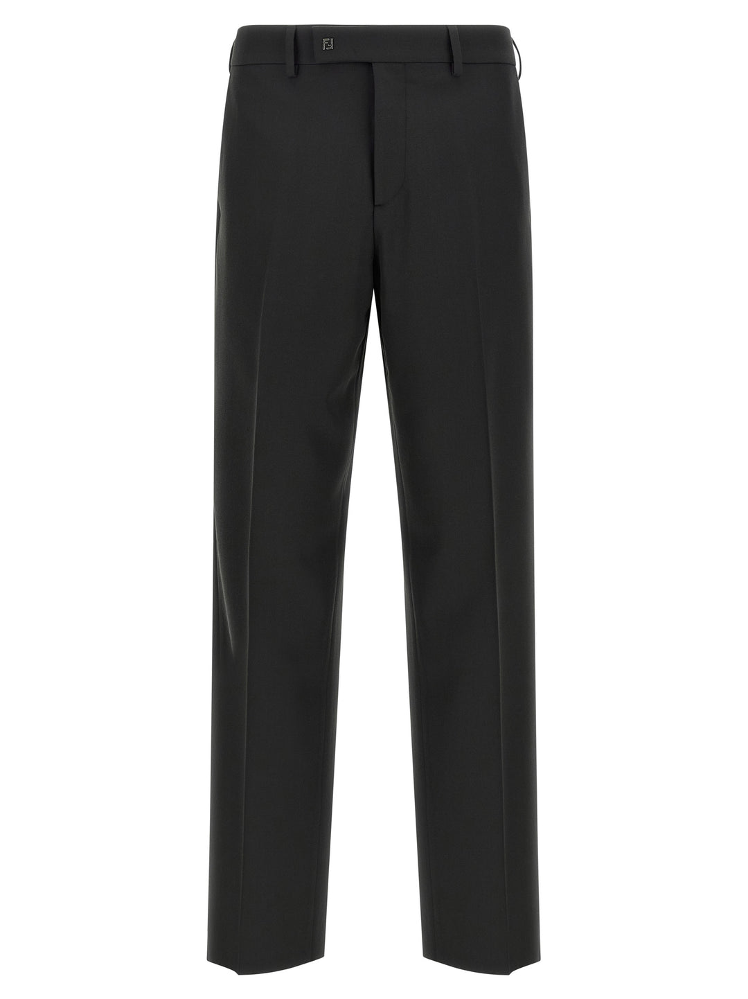Fendi Gabardine Trousers Pants - Black | a792ed1f03056ace713d9c1a827eefb1ca877900