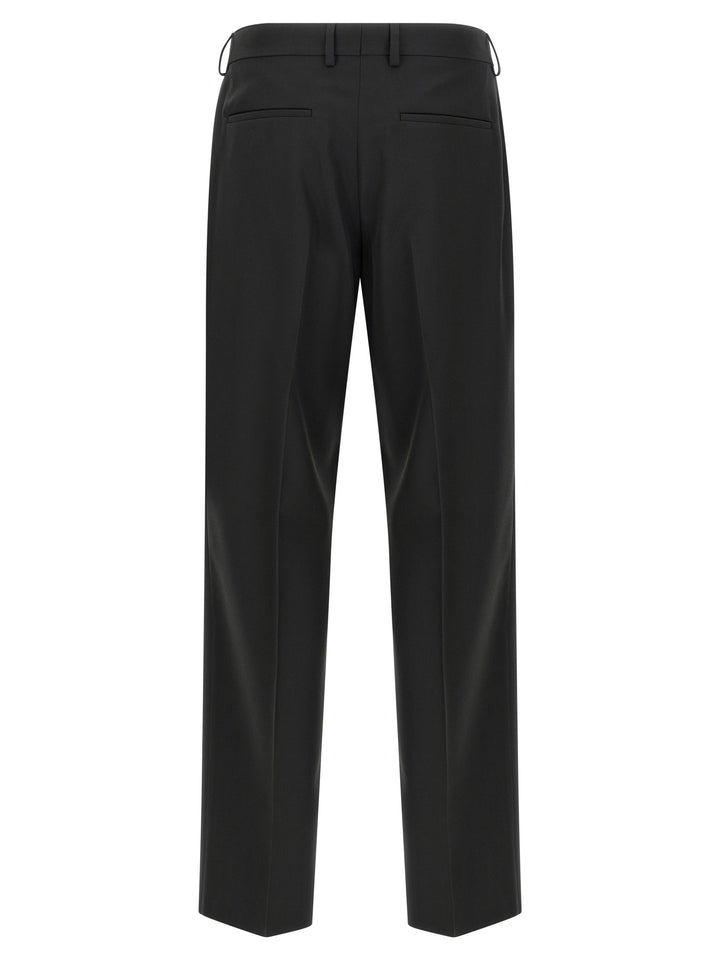 Fendi Gabardine Trousers Pants - Black | 910220212c1ee9b86506fc7a8b385ddffba025da