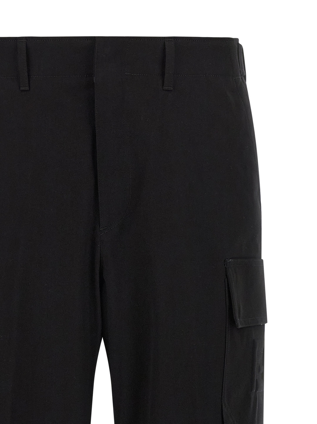Fendi Gabardine Trousers Pants - Black | fdb5da3d0e2c586172e9e5ae4c10486ecc2dd47d