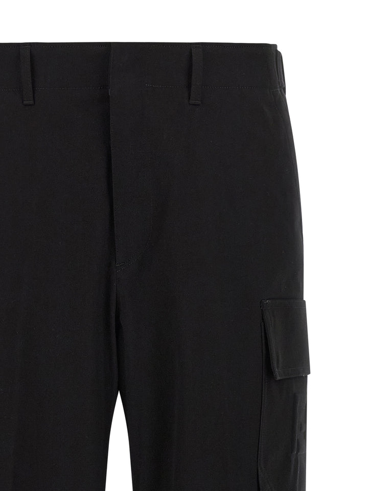 Fendi Gabardine Trousers Pants - Black | fdb5da3d0e2c586172e9e5ae4c10486ecc2dd47d