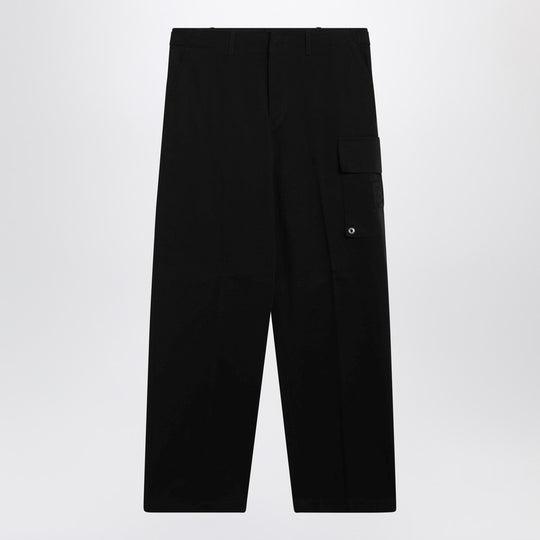 Black Gabardine Trousers