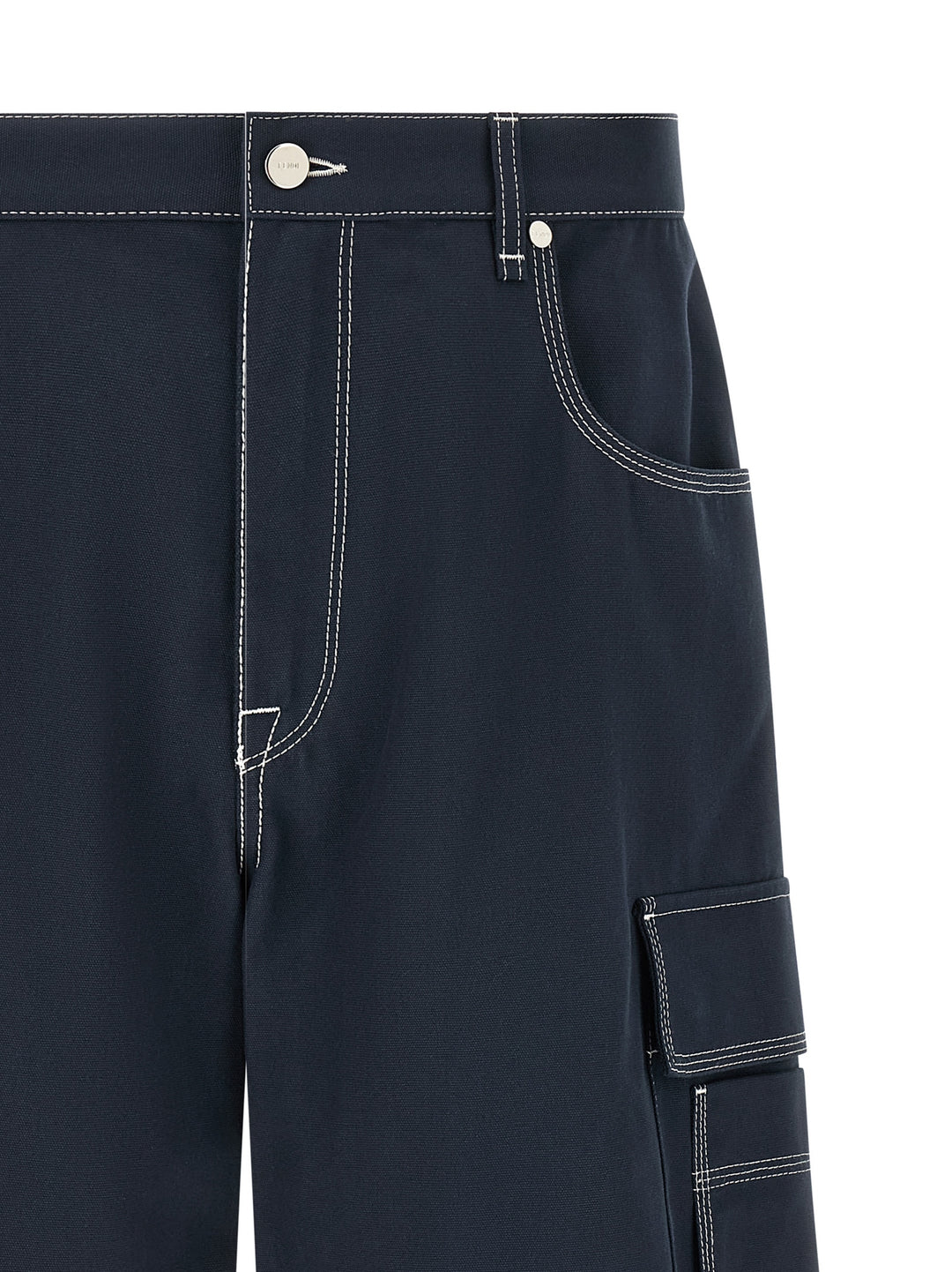 Fendi Bermuda Cargo Canvas Shorts Bermuda and Short - Blue | 8ff2ef0104ae417b00a23b51cd9692359dd98b0a