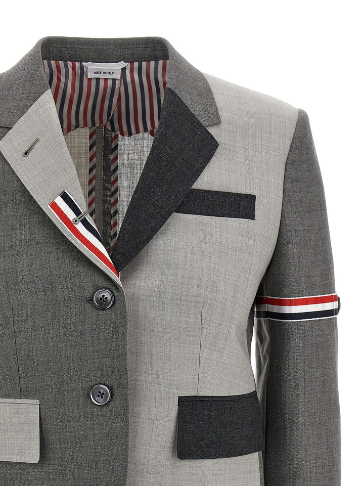Thom Browne Fun-Mix BlazerS - Gray | 57f5a8cb40a358cdff397c2e366c54fb631a2118