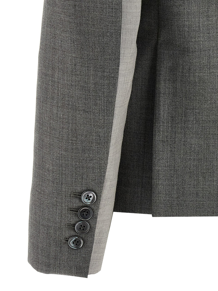Thom Browne Fun-Mix BlazerS - Gray | c74ed10a85ec290de54d8ca26005862e9307d43f