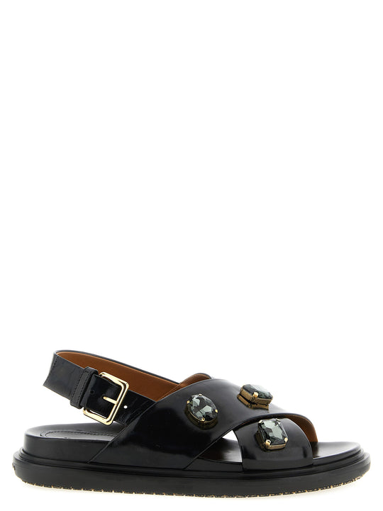 Fussbett Sandals Black