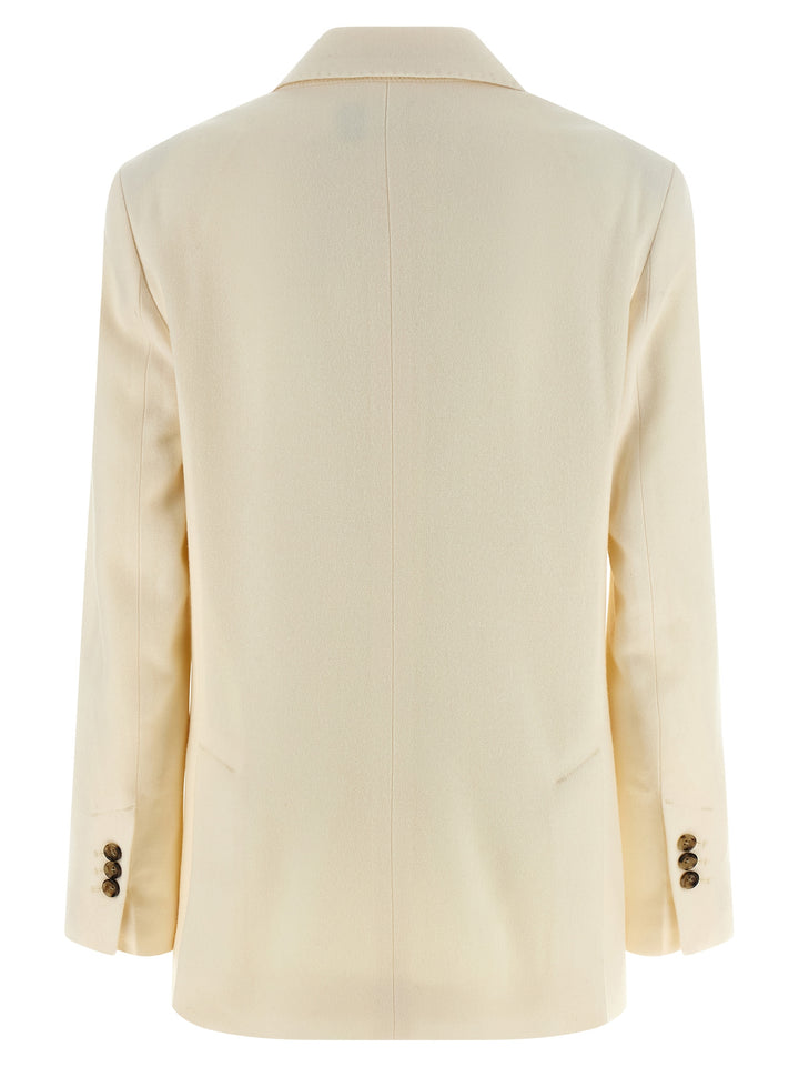 Ami Paris Wool Blazer BlazerS - White | dfc972b72f3324c45aed9614de1a29e81654716c