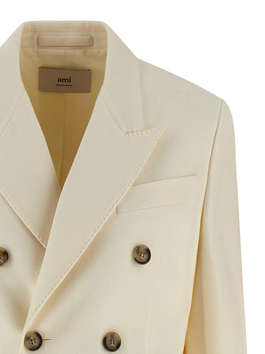 Ami Paris Wool Blazer BlazerS - White | 0c2b7ea9677d2b5bcf9bccf09168764bd574a19a