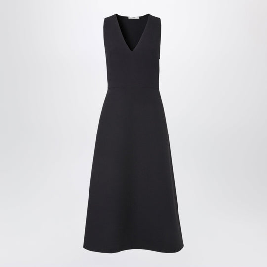 Black Silk And Wool Dress