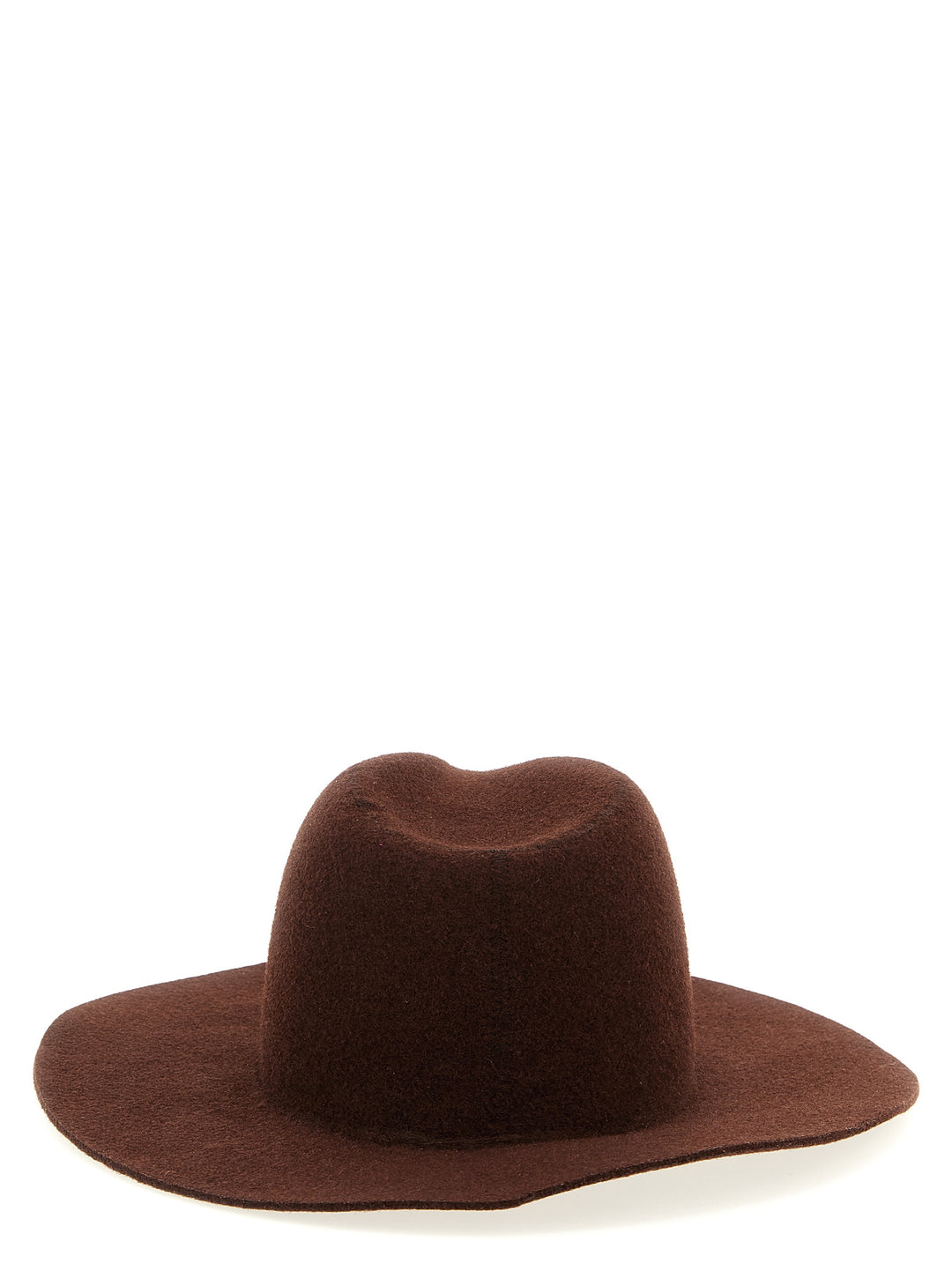 Ruslan Baginskiy Monogram-Embellished Fedora Hats - Brown | 0e7f8bd12c0938c86a32df72b8d2768b4ebd67a6