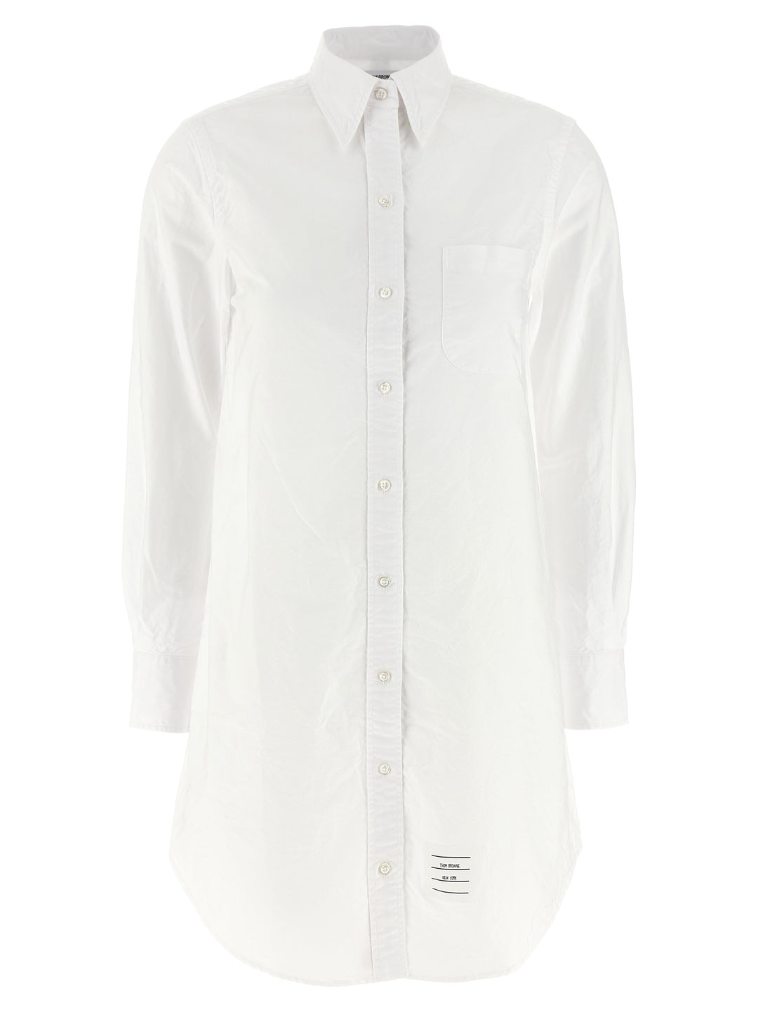 Thom Browne Shirt Dress Dresses - White | fed518058703de52cbb9654274d508982415efca