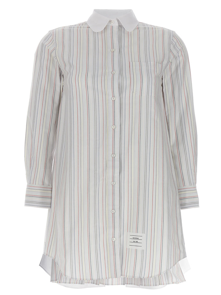 Thom Browne Striped Shirt Dress Dresses - Multicolor | 963cdc75f81ebaf84cd5d7e1eae0964aba683dae