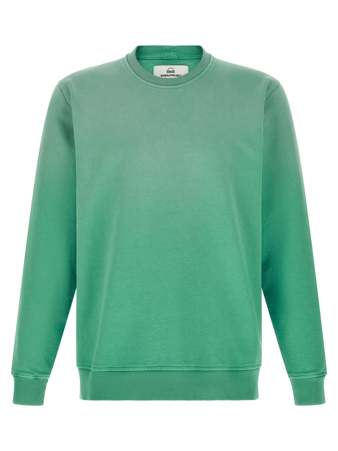 Riviera Project Cotton Sweatshirt - Green | 4bd243b852659355a26ecb8a142323b1f107dd52