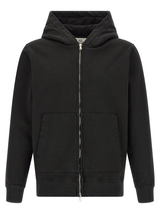 Cotton Hoodie Sweatshirt Black