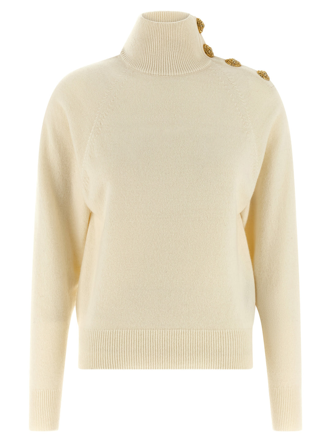 Balmain Cashmere Wool Sweater Sweaters and Cardigans - White | 87d8d4cfd3277611ec88700b6828205f691e0c86