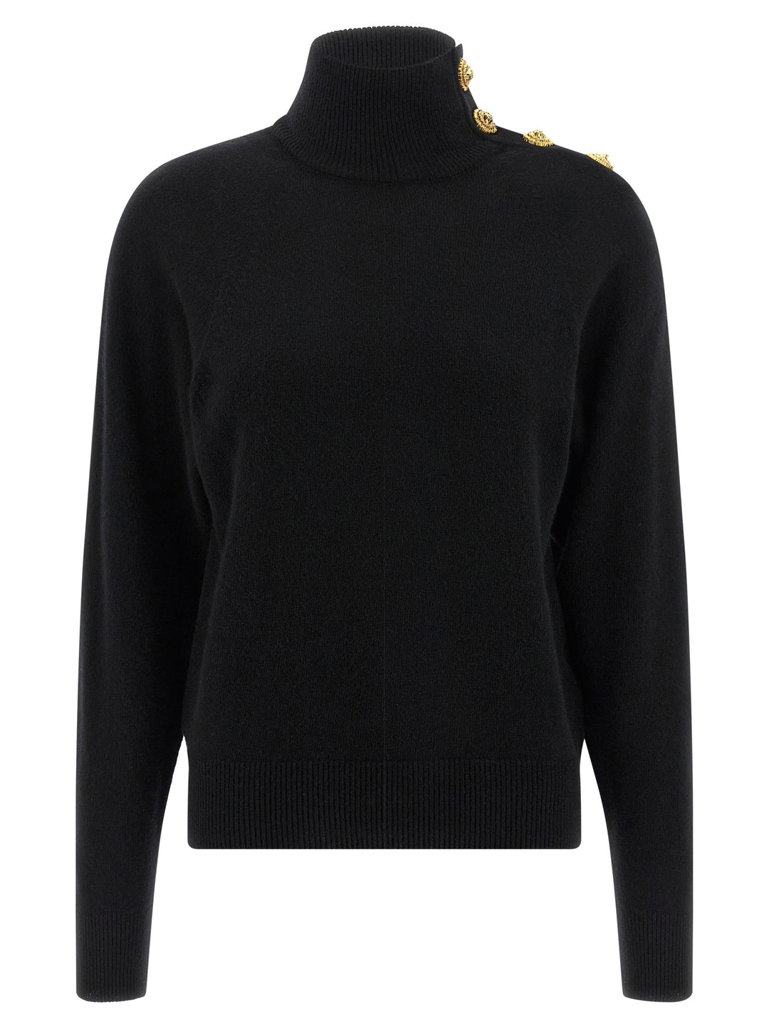 Balmain Cashmere Wool Sweater Sweaters and Cardigans - Black | 73cb4d57cb35b713860156c24bc794076fff1706