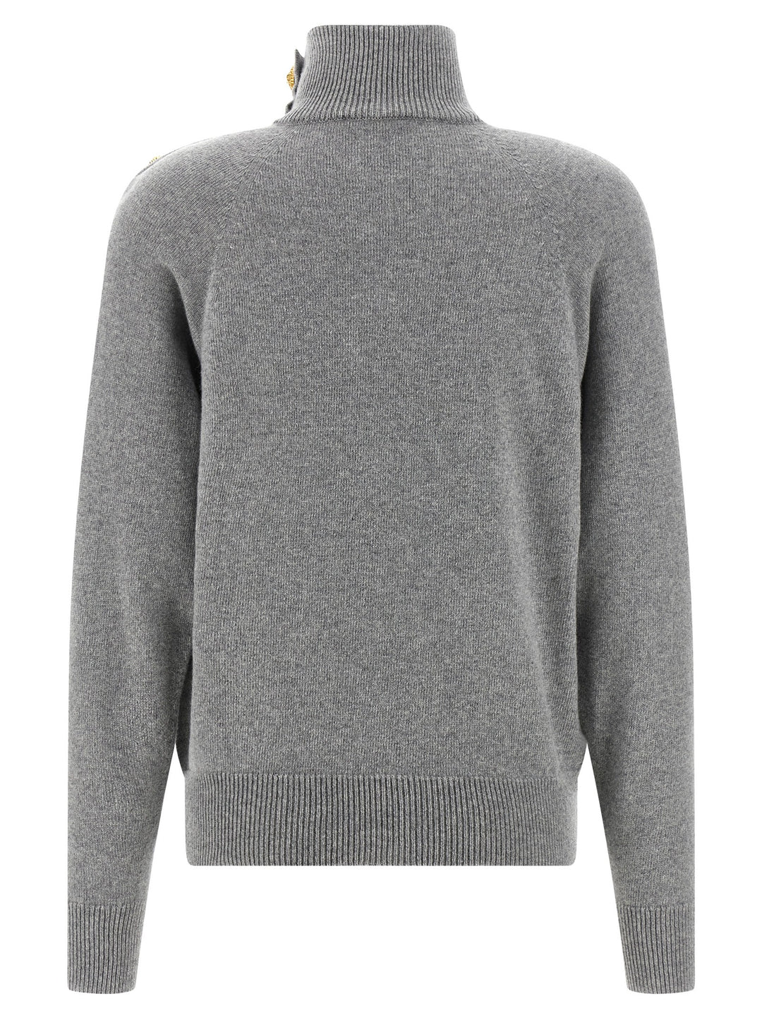 Balmain Cashmere Wool Sweater Sweaters and Cardigans - Gray | 527a010cdb6c98e034cdf91c8239ca3c66b57f7d