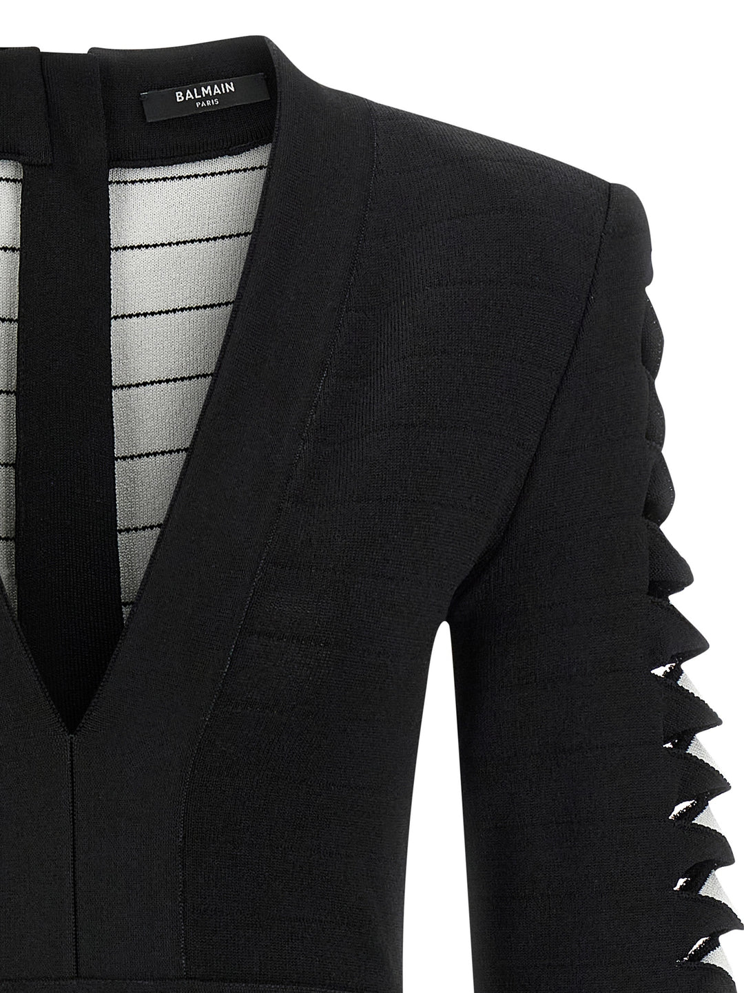 Balmain Cut-Out Dress Dresses - Black | 06a7f1ae09e94641f9598de0fdf5e156ddde6bcb