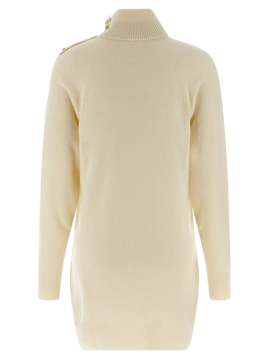 Balmain Cashmere Wool Dress Dresses - Beige | 3907503bedb06ee8c0f940dc1ff6ee1c897a4eee