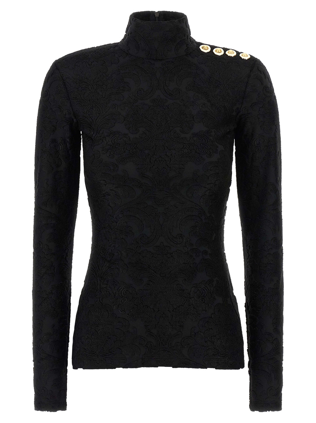 Balmain Barocco Tops - Black | d6341867763045b7a0ffa9a4b2dae751b7a3ea73