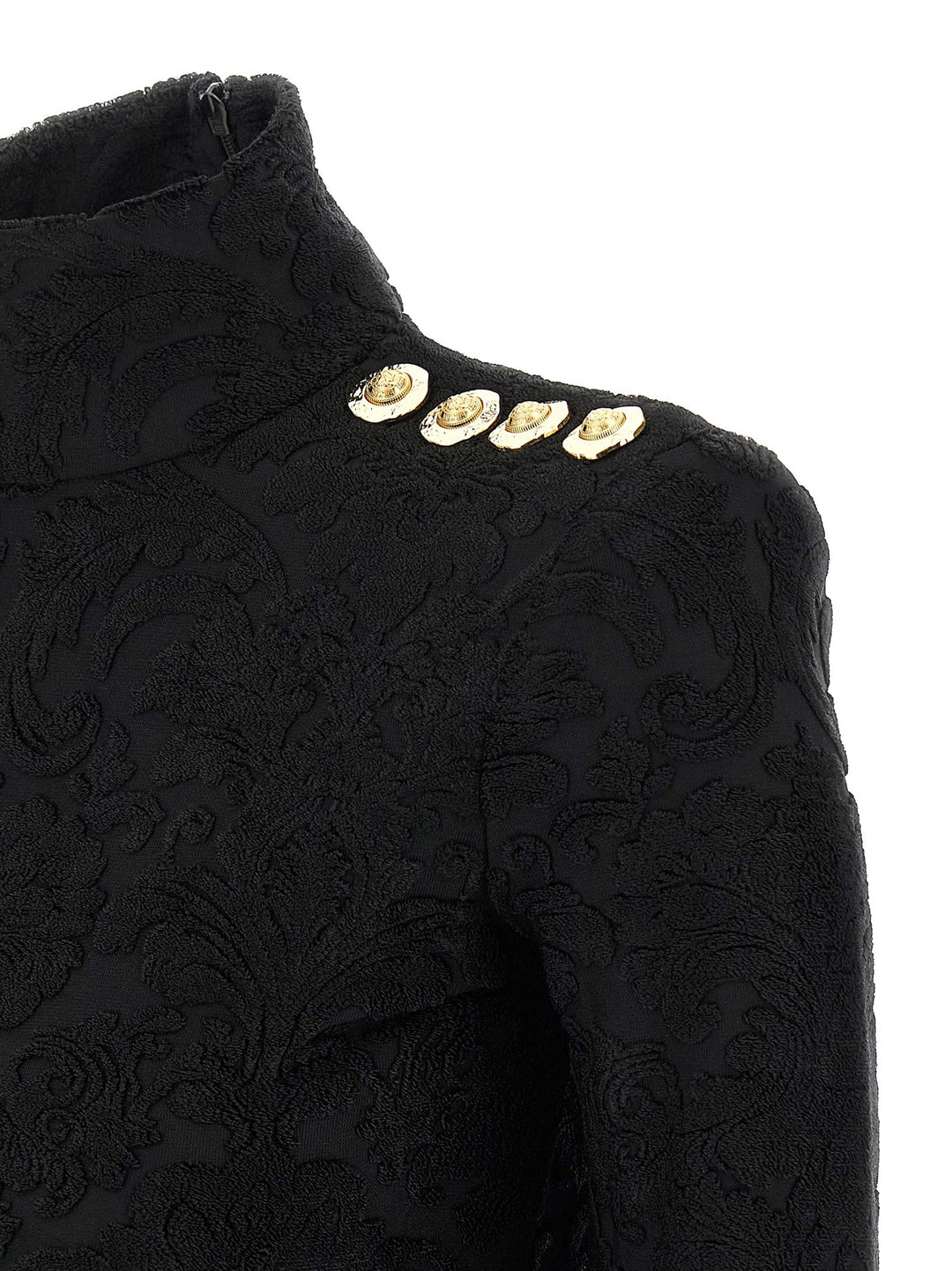 Balmain Barocco Tops - Black | 42956411602f1af2c242af5319a770edf120218c