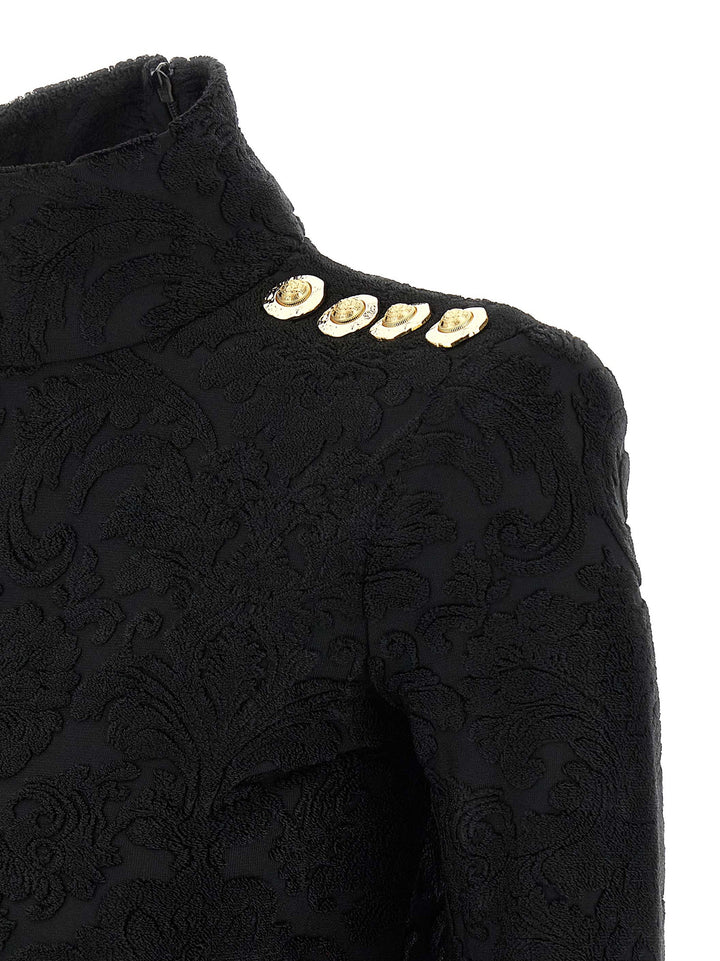 Balmain Barocco Tops - Black | 42956411602f1af2c242af5319a770edf120218c