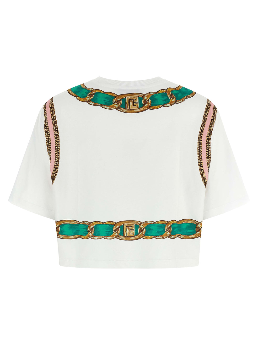 Balmain Balmain Foulard T-shirt - Multicolor | fd713f82059400a813e06f79e7dc4089d67a0d31