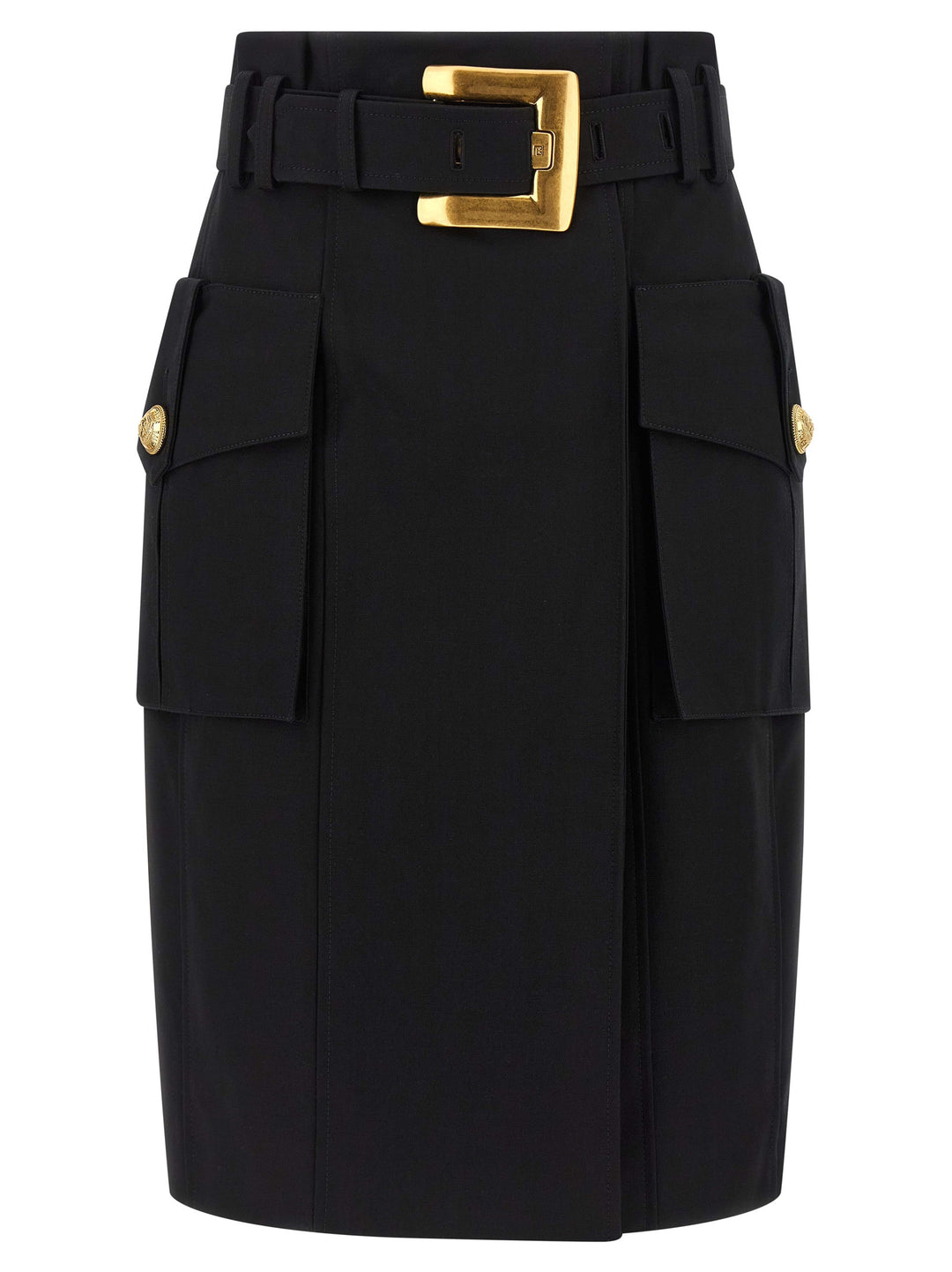 Balmain Wrap Skirt Skirts - Black | 053b0e8752fe057b7d866bc9866650b58a89a7a4