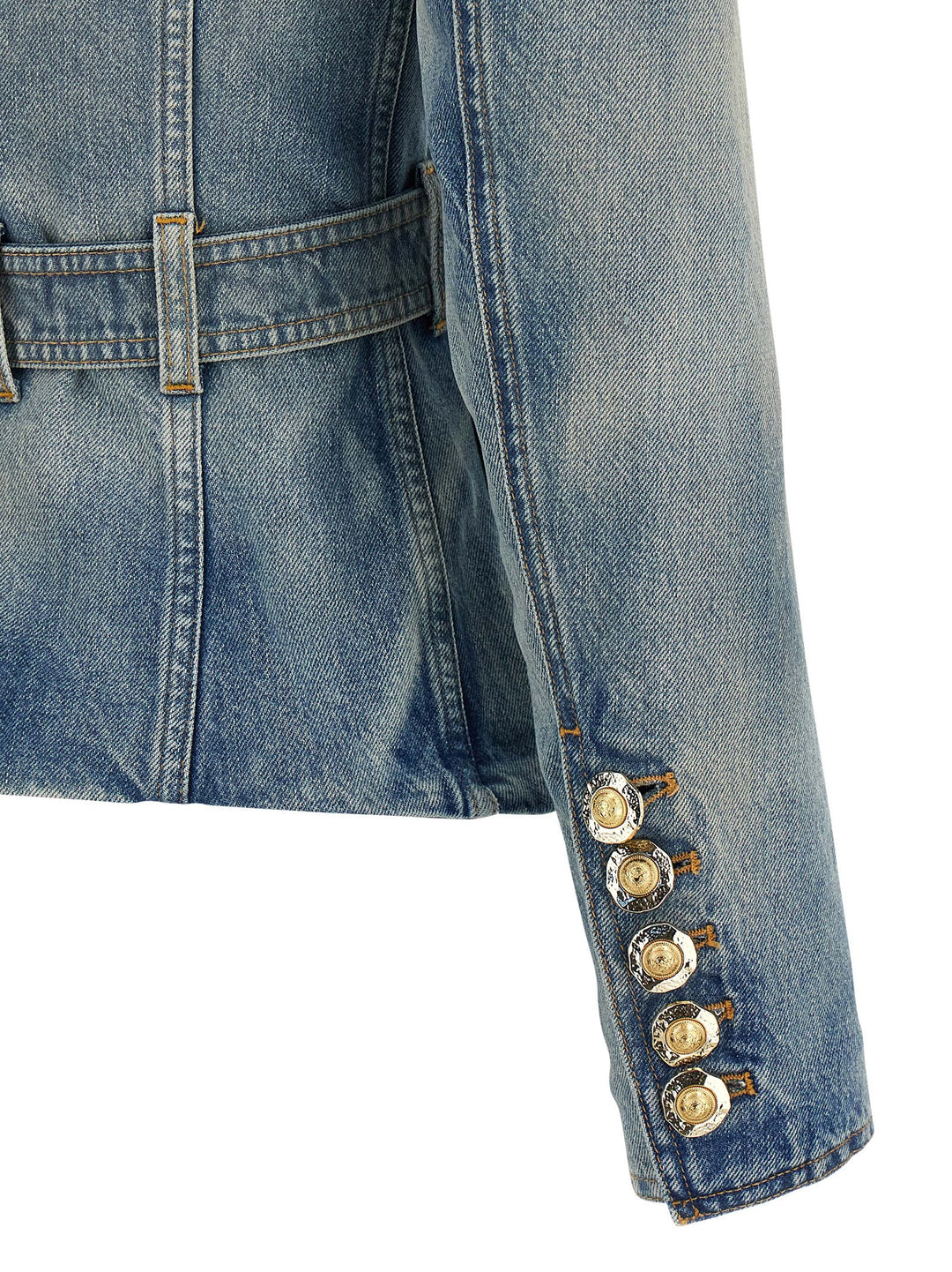 Balmain Denim Blazer BlazerS - Light Blue | 2edeb3a43a70cbfe60a6c4ceb5ba0d4ac3cc7dc5