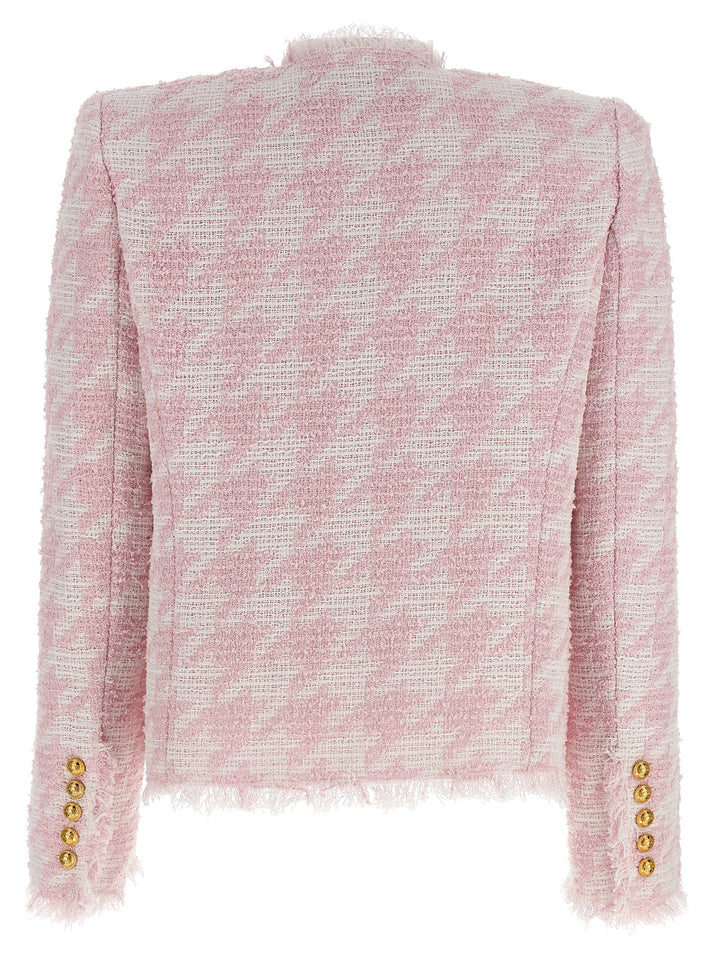 Balmain Bouclé Blazer BlazerS - Pink | 0290b99979f31658ec5247c02ca1e287a0b36f9d