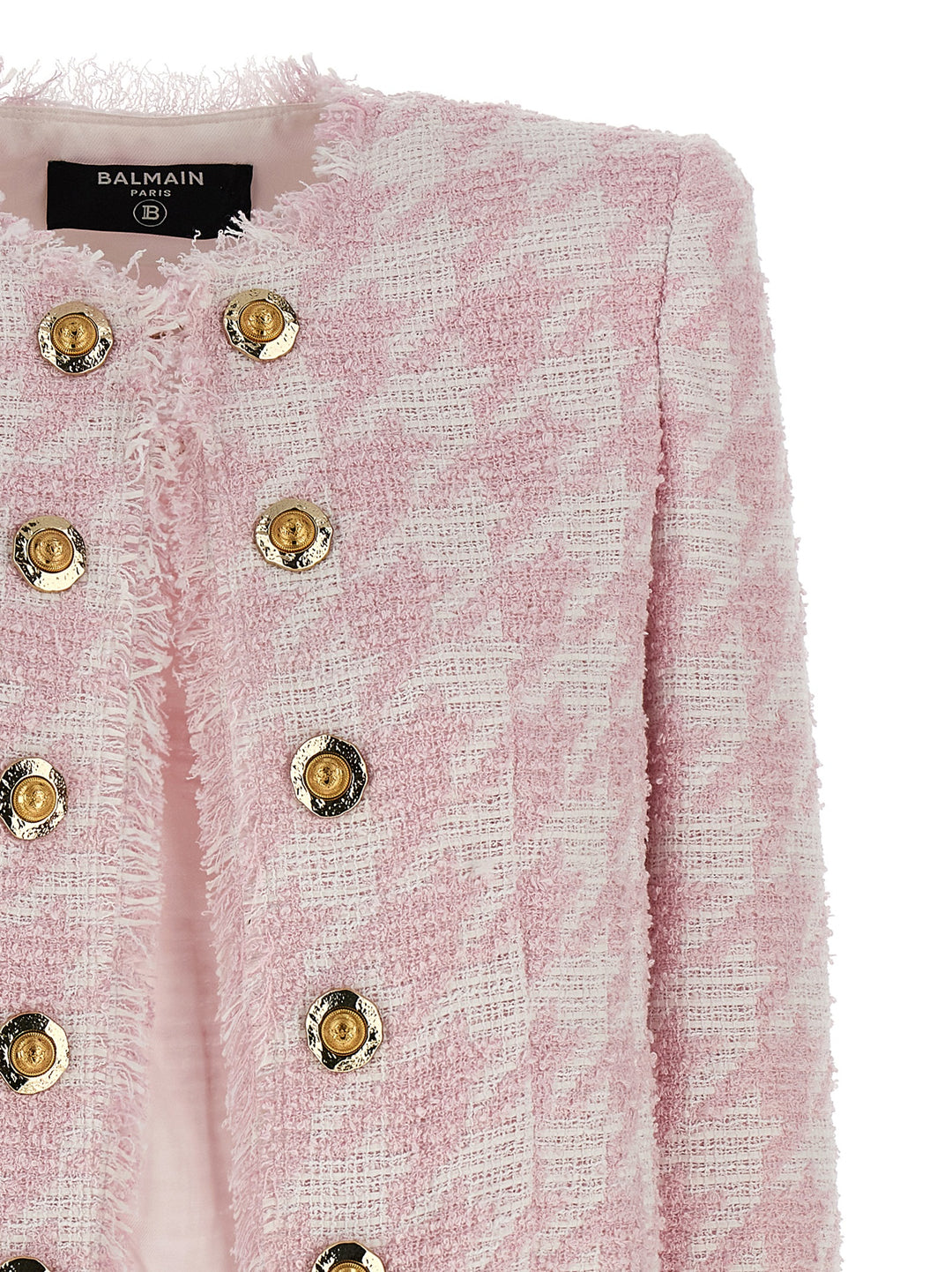 Balmain Bouclé Blazer BlazerS - Pink | 6f4143555d755b9a4feb0a3ba9f381e7b0afc33c