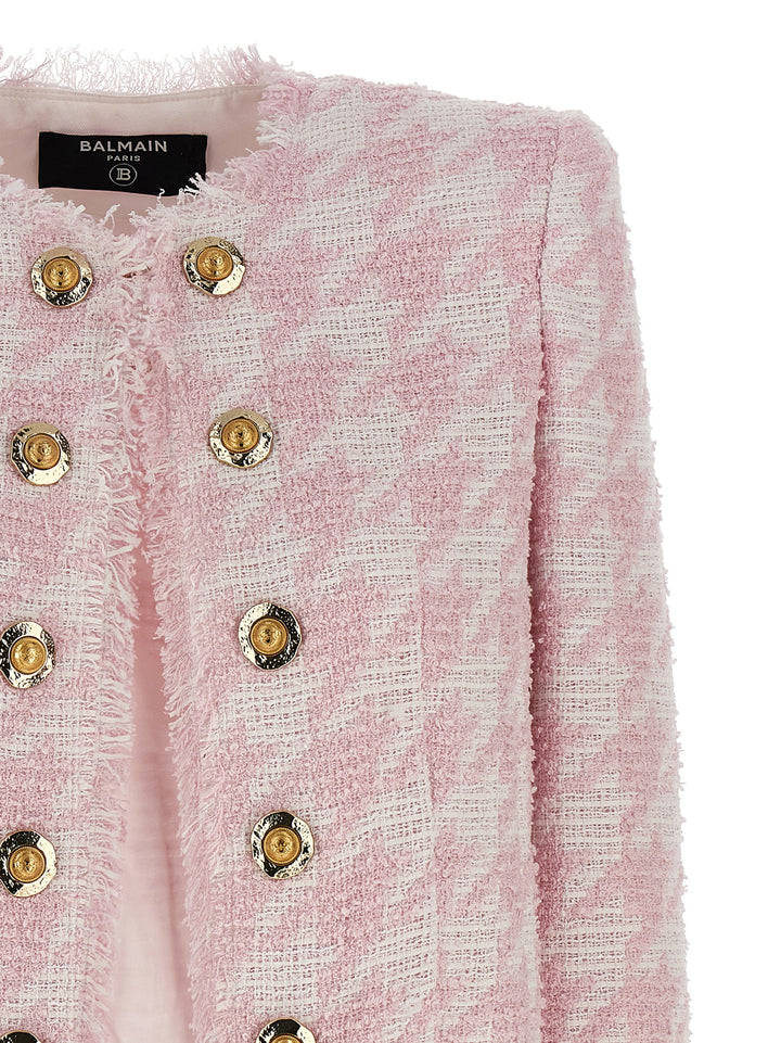 Balmain Bouclé Blazer BlazerS - Pink | 6f4143555d755b9a4feb0a3ba9f381e7b0afc33c