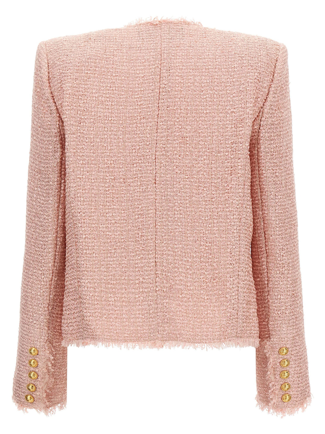 Balmain Sequin Tweed Blazer BlazerS - Pink | 43229f1ed886753fdf2bb76003598d911538fe9f