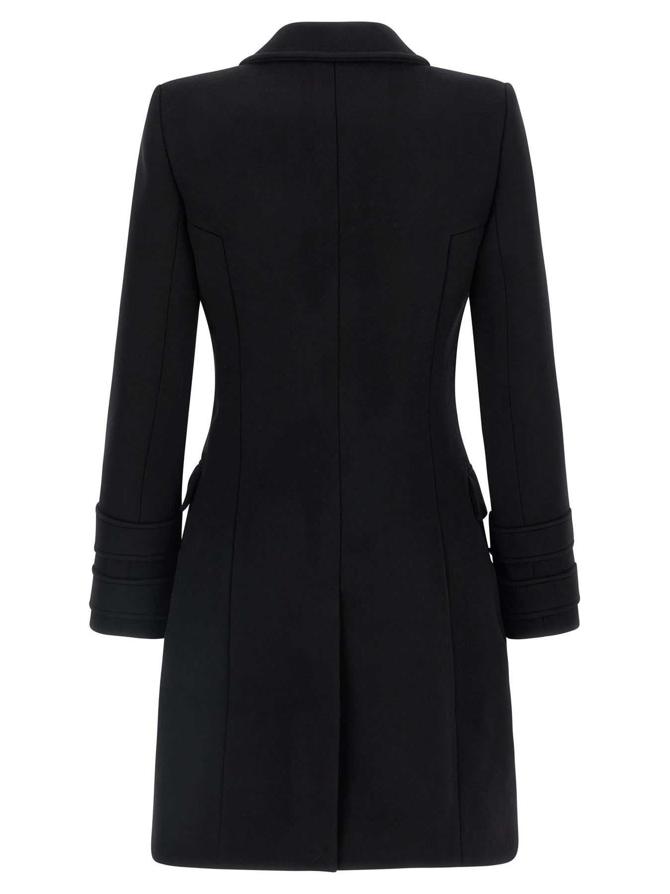 Balmain 10 Bottoni Coats and Trench Coats - Black | db2598620f5a764c703591f7214ff6d665f62a44